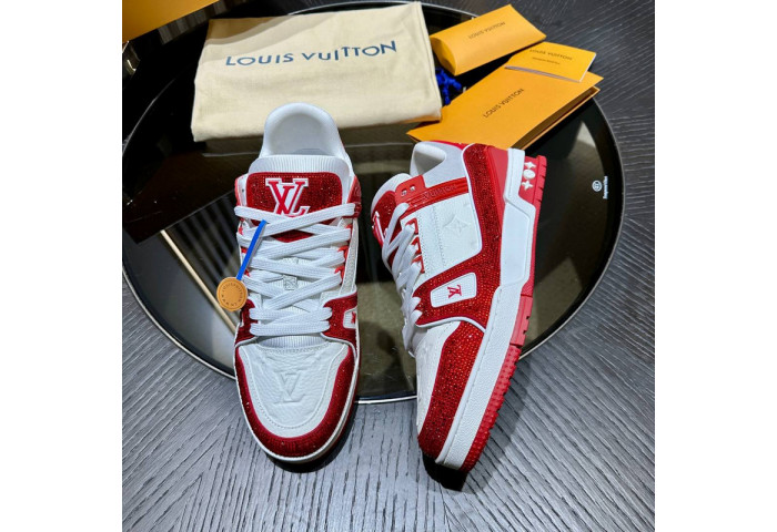 lv trainer sneaker (crystal cusT0mize)