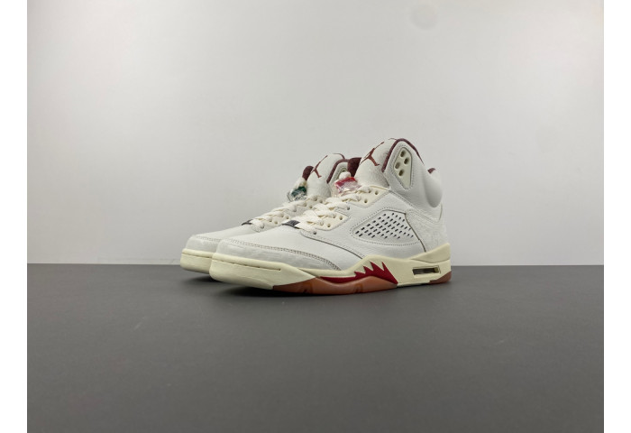 Air Jordan 5 "El Grito" Sail and Dark Pony HF8833-100