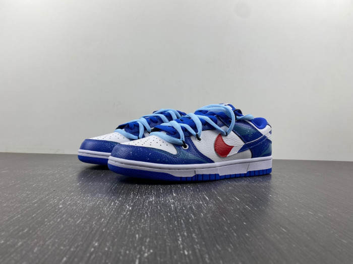 nike sb dunk low pepsi deconstruct strap fd9064-110
