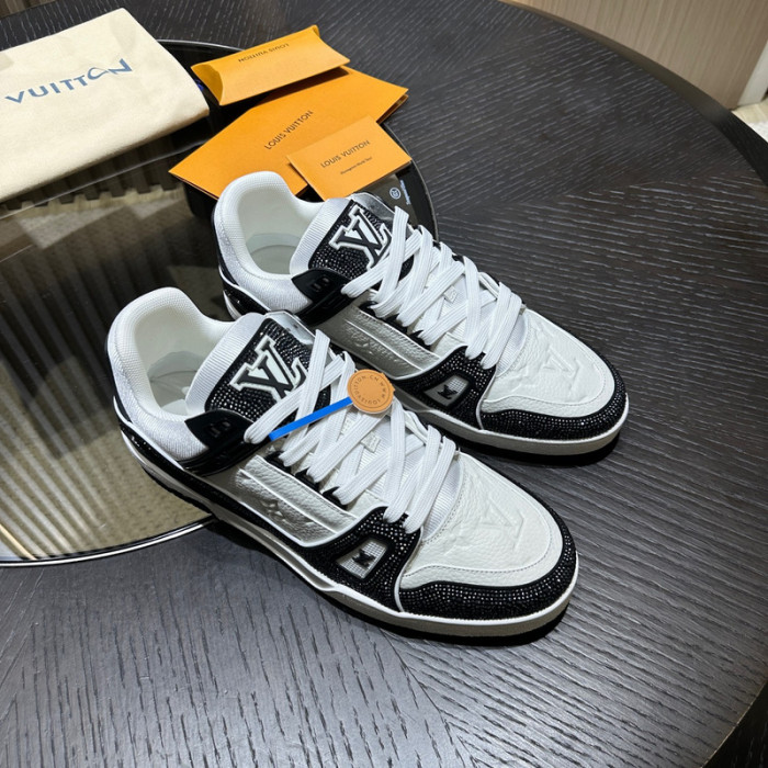 lv trainer sneaker (crystal cusT0mize)