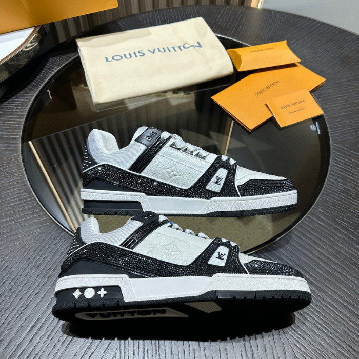 lv trainer sneaker (crystal cusT0mize)
