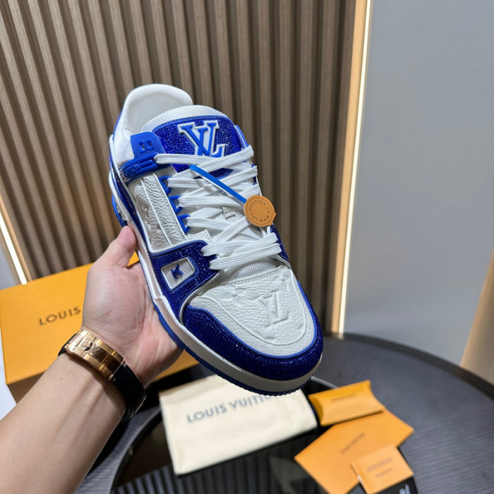 lv trainer sneaker (crystal cusT0mize)
