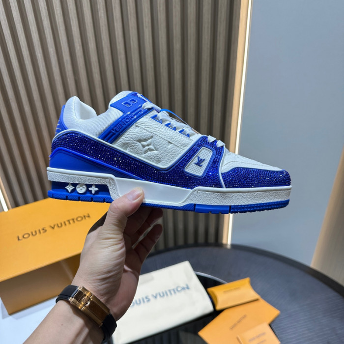 lv trainer sneaker (crystal cusT0mize)