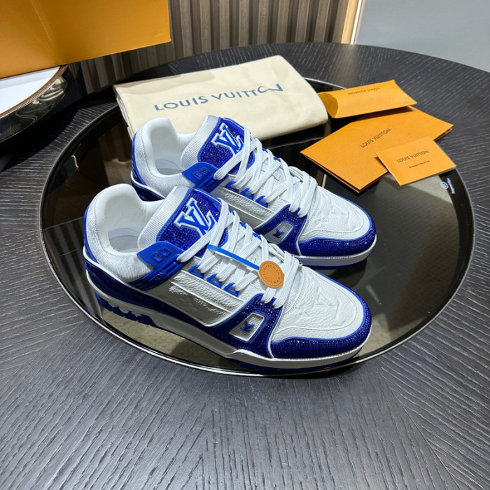 lv trainer sneaker (crystal cusT0mize)