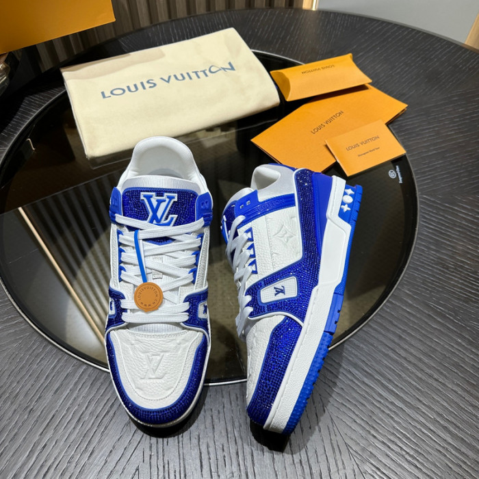 lv trainer sneaker (crystal cusT0mize)