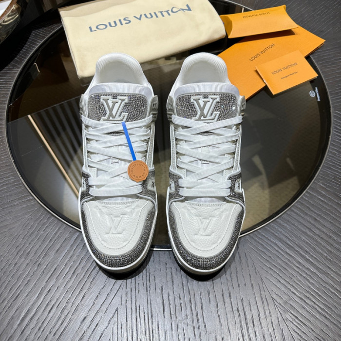 lv trainer sneaker (crystal cusT0mize)