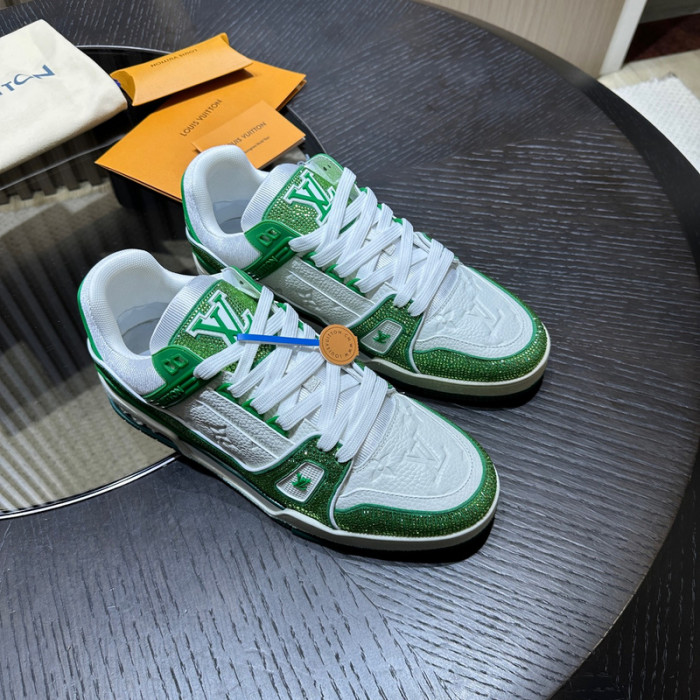 lv trainer sneaker (crystal cusT0mize)