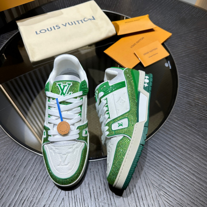 lv trainer sneaker (crystal cusT0mize)