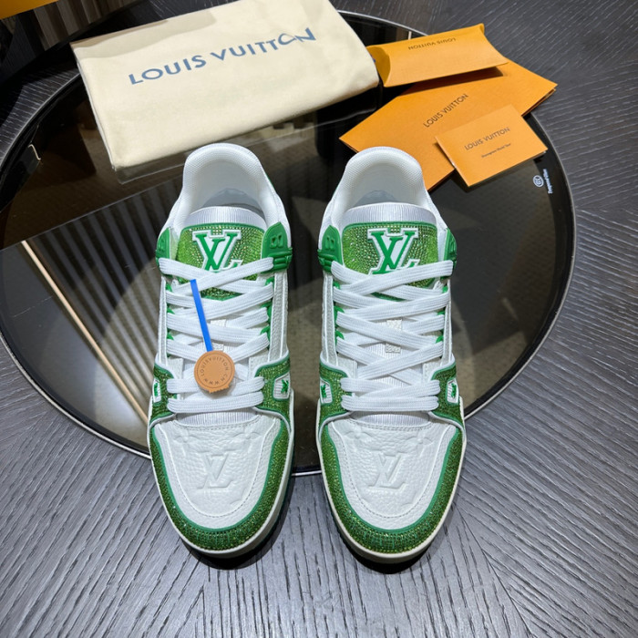 lv trainer sneaker (crystal cusT0mize)
