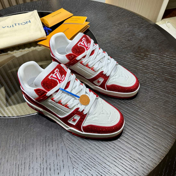 lv trainer sneaker (crystal cusT0mize)