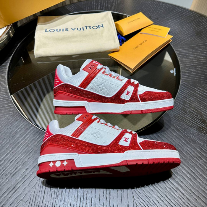 lv trainer sneaker (crystal cusT0mize)