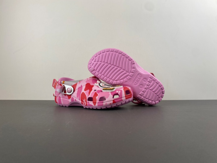 bape x Cr0c5 classic clog