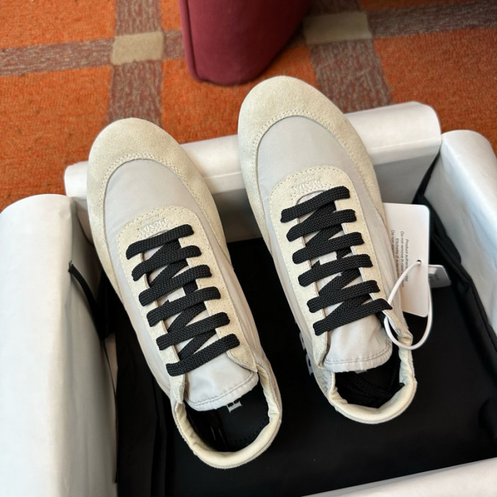 Pra*a collapse re-nylon suede sneakers