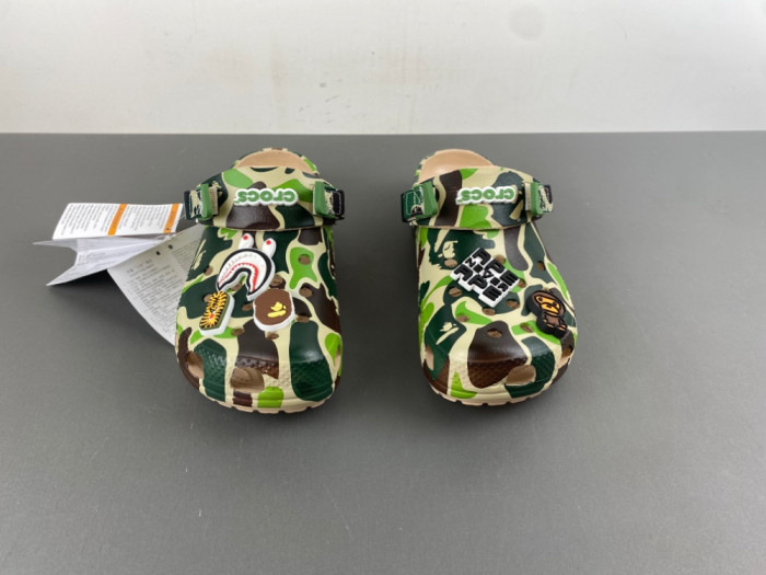 bape x Cr0c5 classic clog