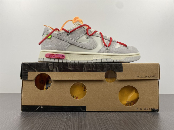 nike dunk low o-w lot 40 dj0950-103