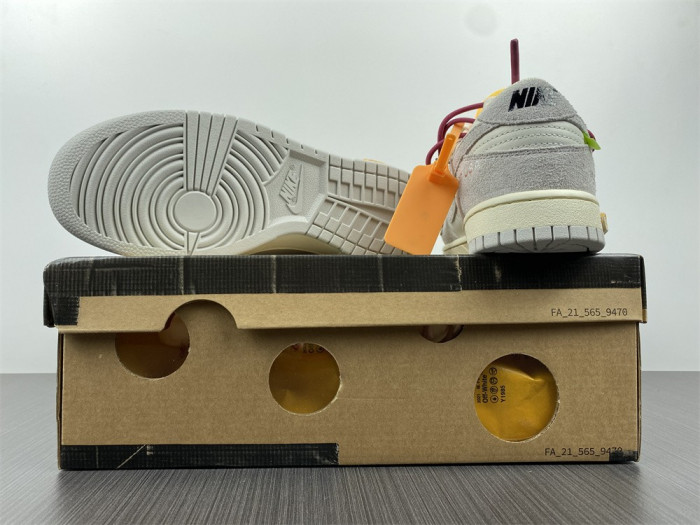 nike dunk low o-w lot 35 dj0950-114