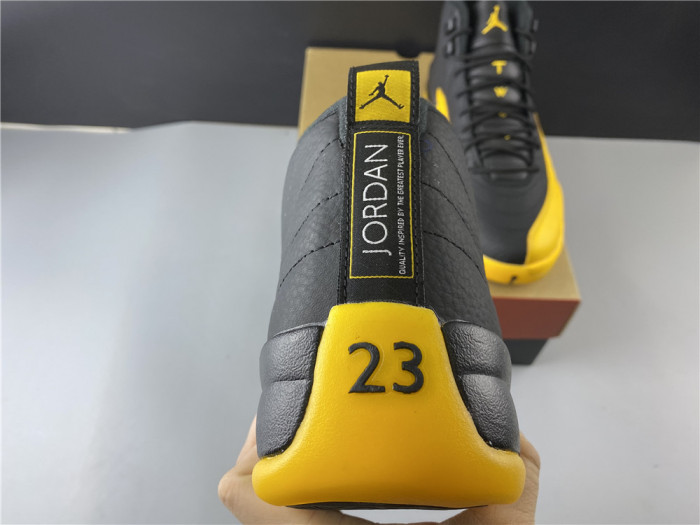 air jordan 12 retro black university gold 130690-070