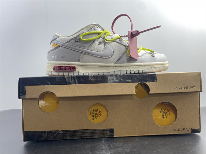 nike dunk low o-w lot 8 dm1602-106