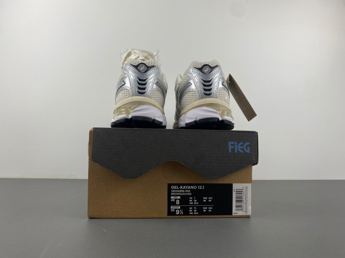 As1cs gel-kayano 12.1 ronnie fieg cream pure aqua