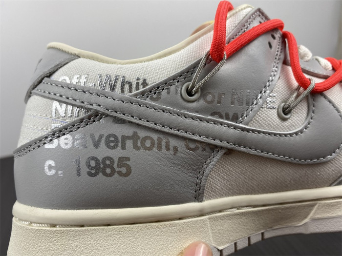 nike dunk low o-w lot 6 dm1602-110