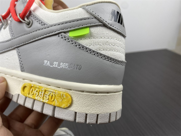nike dunk low o-w lot 6 dm1602-110