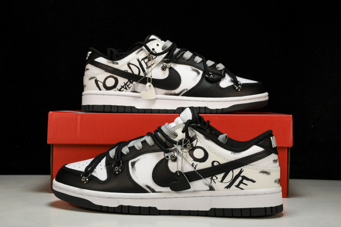 nike dunk low retro black dd1391-110