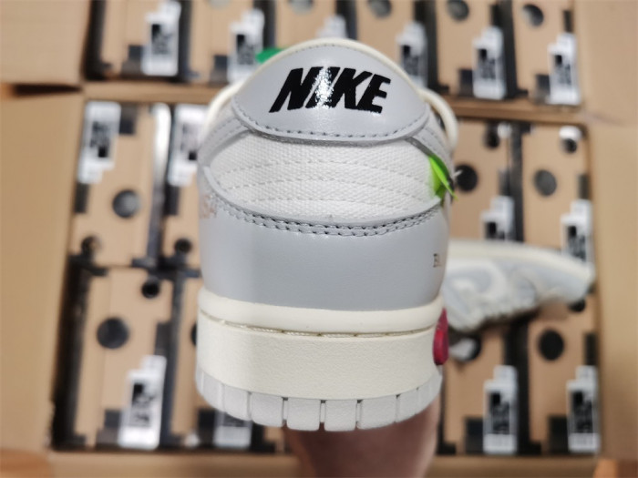 nike dunk low off-white lot 25 dm1602-121