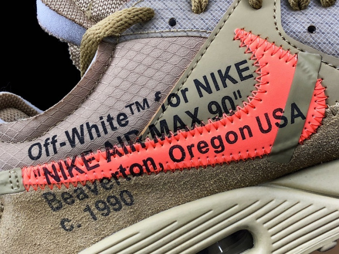 nike air max 90 o-w desert ore aa7293-200