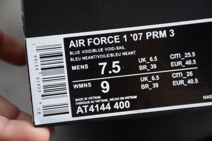 air force 1 low preM1vm 3 velour blue void at4144-400