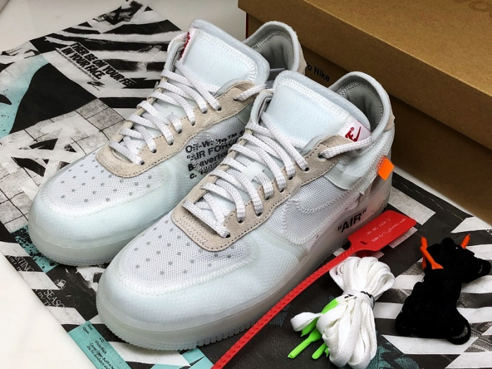 nike air force 1 low o-w mens ao4606-100
