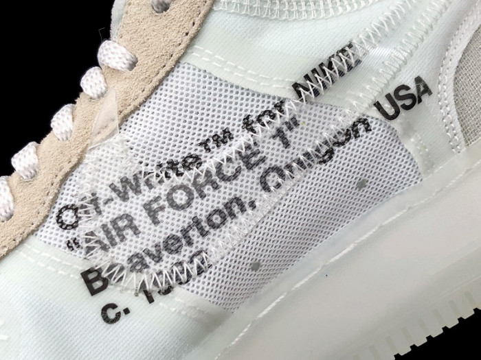 nike air force 1 low o-w mens ao4606-100