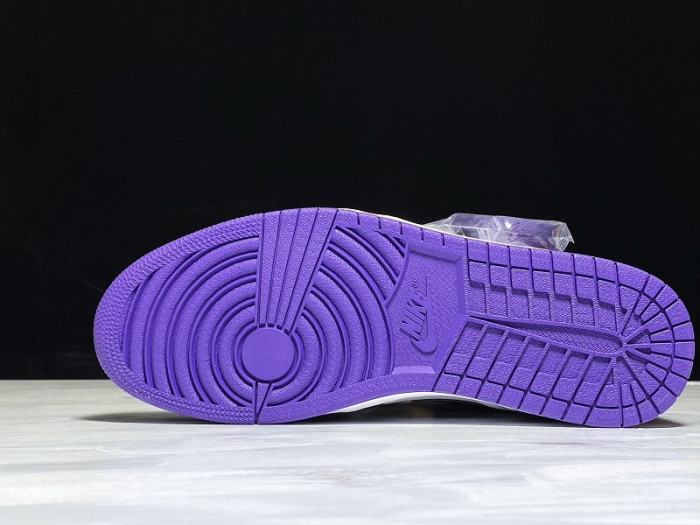 air jordan 1 retro high court purple white 555088-500