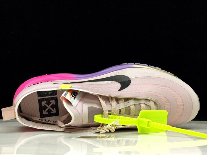 o-w x nike air max 97 “queen” elemental rose aj4585-600