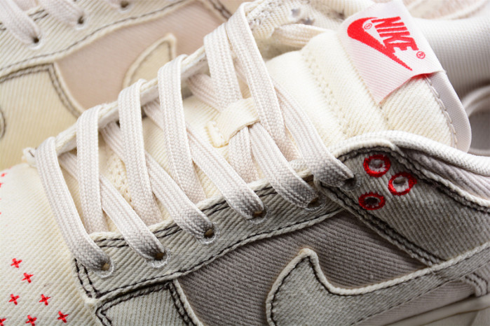 nike dunk low light orewood brown sashiko dv0834-100