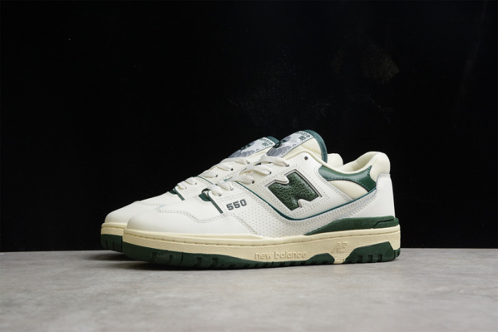 new Ba1an*e 550 aime leon dore white green bb550ald