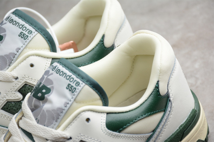 new Ba1an*e 550 aime leon dore white green bb550ald