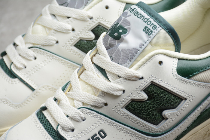 new Ba1an*e 550 aime leon dore white green bb550ald