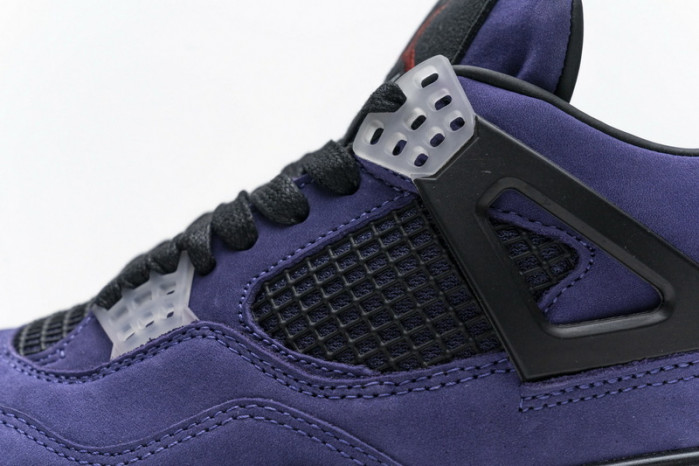 travis scott x air jordan 4 retro purple aj4-766302