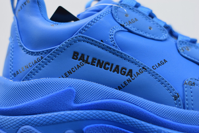 blcg sneaker triple.s.gomma blue 536737 w06e2 0848
