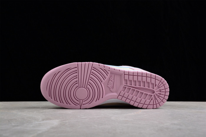 nike dunk low lx pink foam (women''s) dv3054-600
