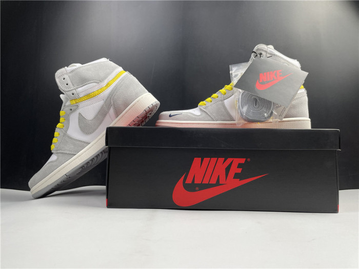 air jordan 1 high switch light smoke - cw6576-100