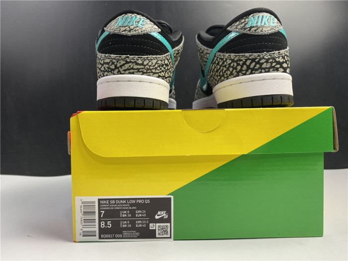 nike sb dunk low pro"elephant" bq6817-009