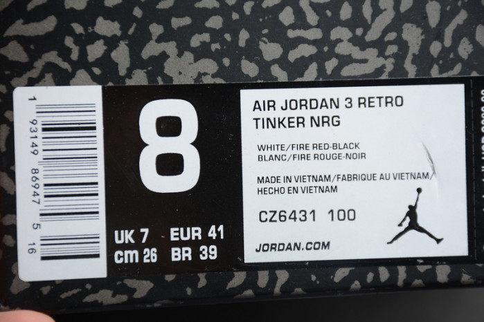 air jordan 3 retro se fire red De*1m (2020) cz6431-100