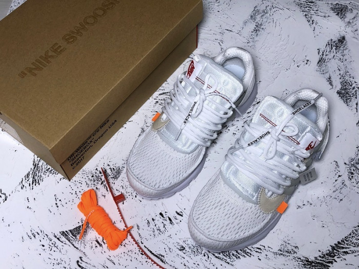 o-w x nike air presto white aa3830-100