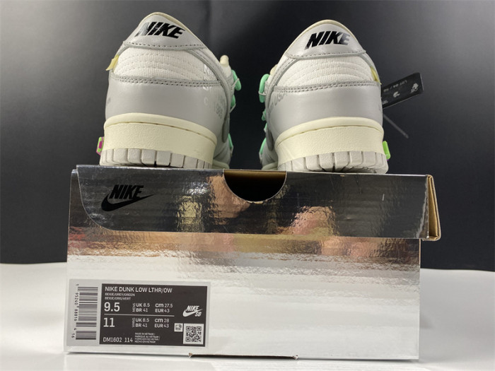 nike dunk low o-w lot 4 dm1602-114