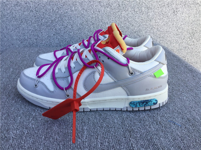 nike dunk low o-w lot 45 dm1602-101