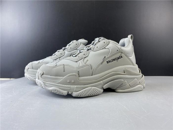 blcg sneaker triple.s.gomma grey black 536737 w2fa1 1210
