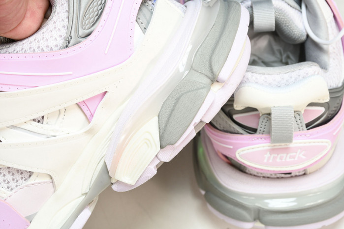 Ba1en*iaga track beige pink grey (women