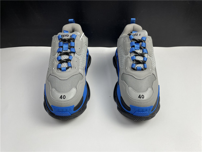 blcg sneaker triple.s.gomma grey blue 536737 w06n1 9018