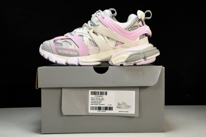 Ba1en*iaga track beige pink grey (women